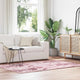 Vidaxl hoogpolig vloerkleed navarra 130x200 cm polyester stoffig roze
