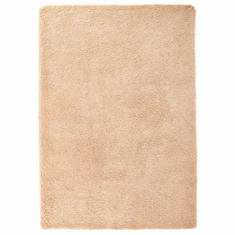 Afbeelding laden in galerijviewer, Vidaxl hoogpolig vloerkleed navarra 160x230 cm polyester beige
