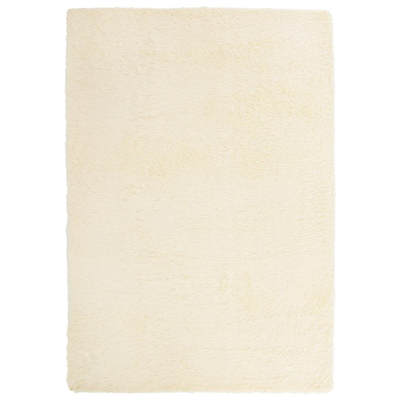 Afbeelding laden in galerijviewer, Vidaxl hoogpolig vloerkleed navarra 160x230 cm polyester crèmekleurig
