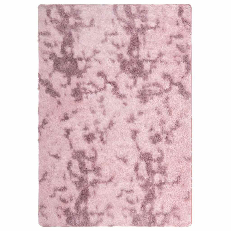 Afbeelding laden in galerijviewer, Vidaxl hoogpolig vloerkleed navarra 200x290 cm polyester stoffig roze
