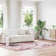 Vidaxl hoogpolig vloerkleed navarra 200x290 cm polyester stoffig roze