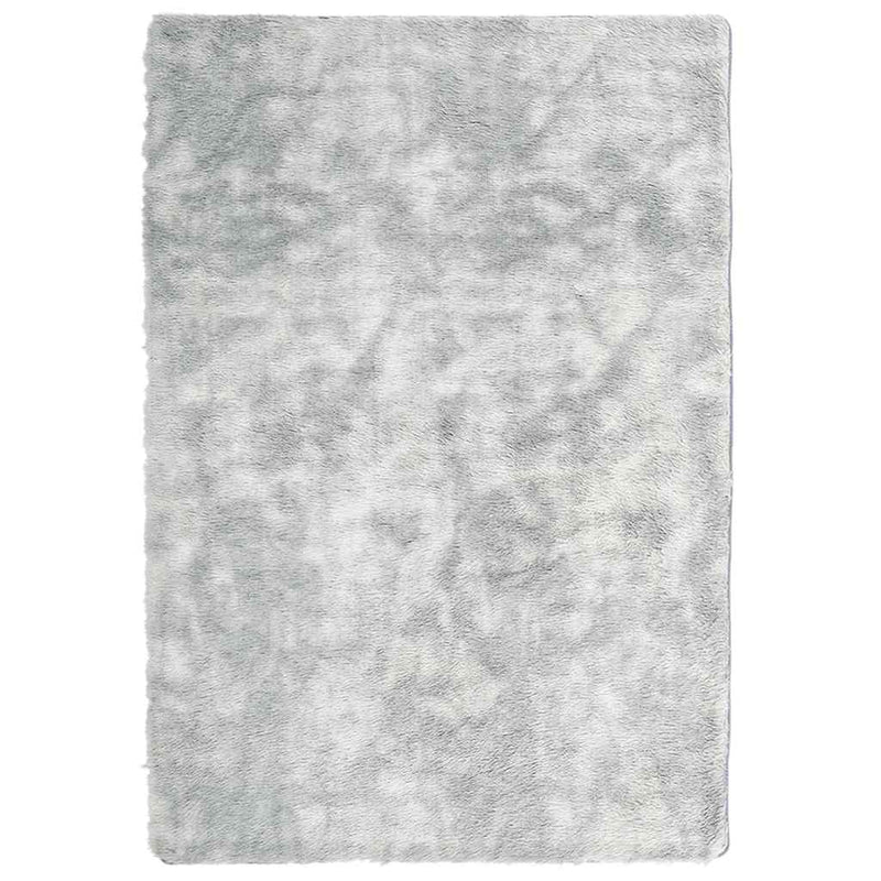 Afbeelding laden in galerijviewer, Vidaxl hoogpolig vloerkleed navarra 200x290 cm polyester zilvergrijs
