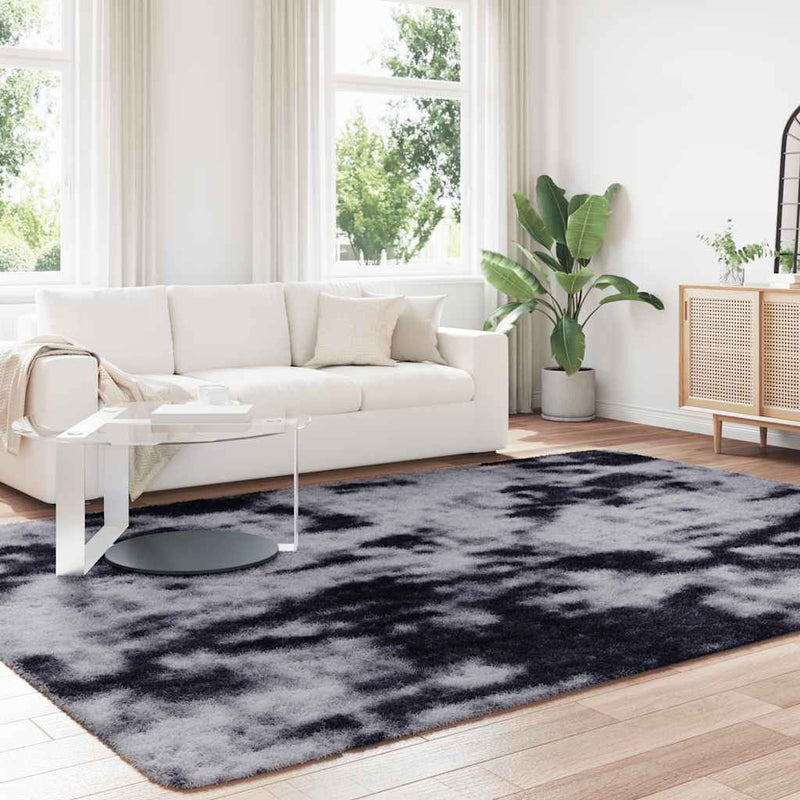 Afbeelding laden in galerijviewer, Vidaxl hoogpolig vloerkleed navarra 240x340 cm polyester donkergrijs
