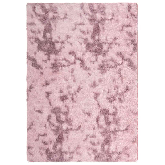 Vidaxl hoogpolig vloerkleed navarra 240x340 cm polyester stoffig roze