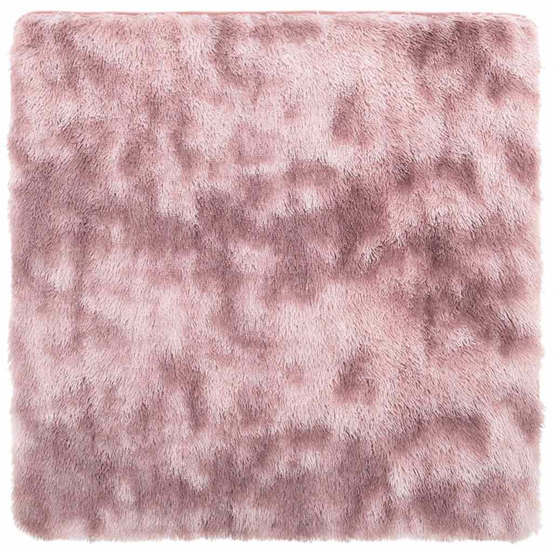 Afbeelding laden in galerijviewer, Vidaxl hoogpolig vloerkleed navarra 160x160 cm polyester stoffig roze
