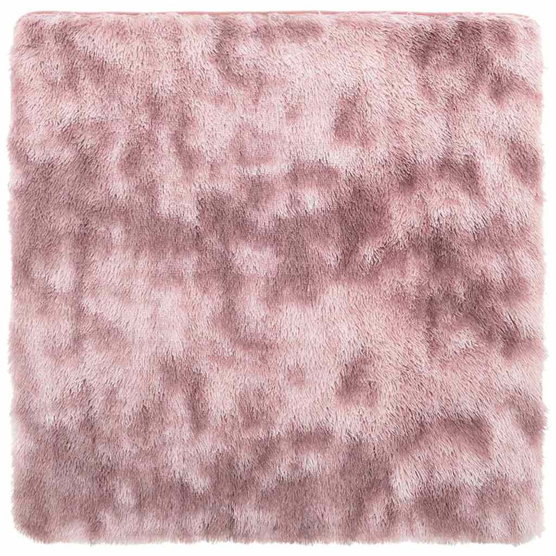 Afbeelding laden in galerijviewer, Vidaxl hoogpolig vloerkleed navarra 200x200 cm polyester stoffig roze
