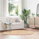 Vidaxl hoogpolig vloerkleed navarra 160x160 cm polyester beige