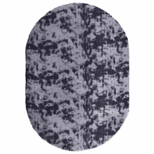 Vidaxl hoogpolig vloerkleed navarra 300x200 cm polyester donkergrijs