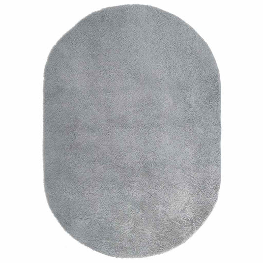 Vidaxl hoogpolig vloerkleed navarra 300x200 cm polyester lichtgrijs