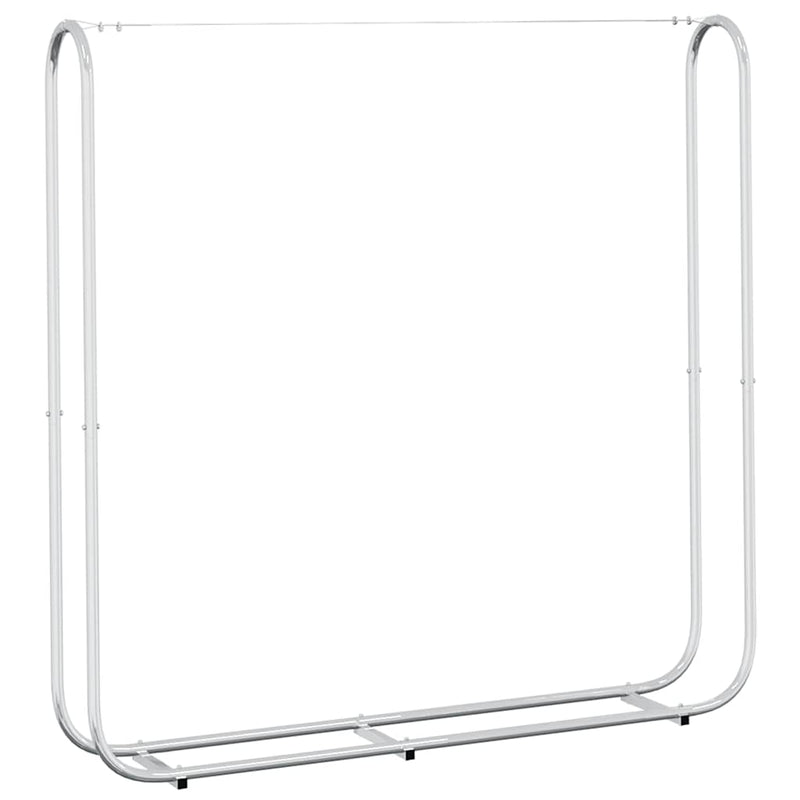 Afbeelding laden in galerijviewer, Vidaxl haardhoutrek 150x25x150 cm gegalvaniseerd staal
