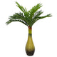 Vidaxl kunstpalmplant 9 blaadjes 70 cm groen