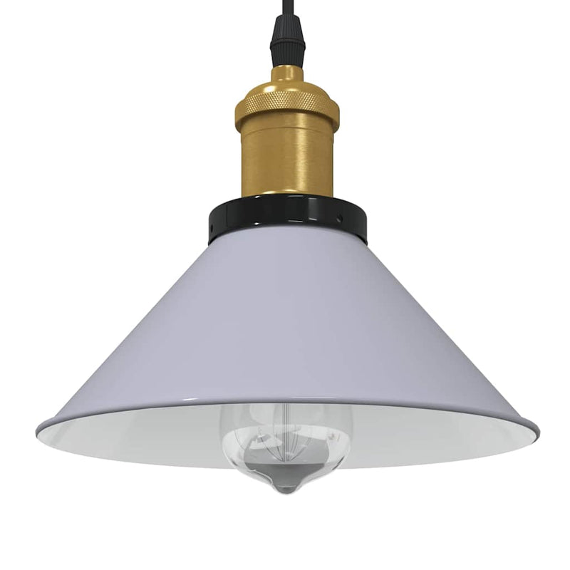 Afbeelding laden in galerijviewer, Vidaxl hanglamp in hoogte verstelbaar e27 ø22 cm metaal glanzend grijs

