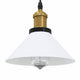 Vidaxl hanglamp in hoogte verstelbaar e27 ø22 cm metaal glanzend wit