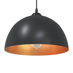 Vidaxl hanglampen 2 st in hoogte verstelbaar e27 30 cm metaal zwart