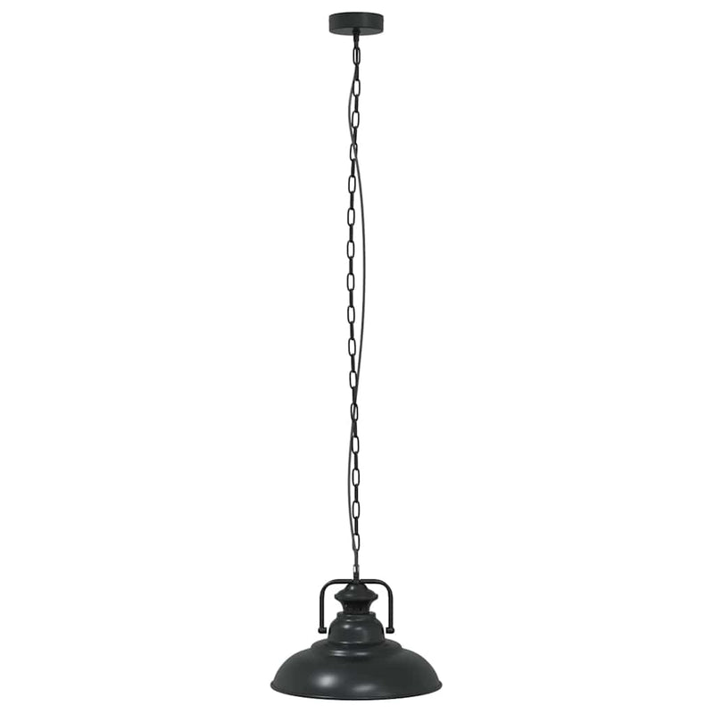 Afbeelding laden in galerijviewer, Vidaxl hanglamp e27 ø 31 cm ijzer zwart
