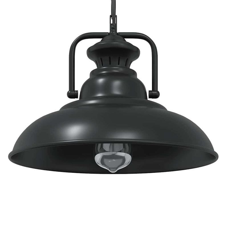 Afbeelding laden in galerijviewer, Vidaxl hanglamp e27 ø 31 cm ijzer zwart
