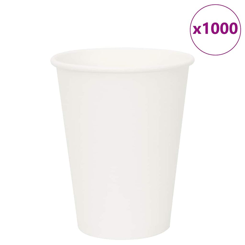 Afbeelding laden in galerijviewer, Vidaxl papieren koffiekopjes 1000 st 12oz 300 ml wit
