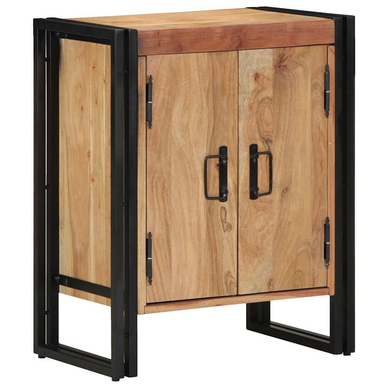 Afbeelding laden in galerijviewer, Vidaxl schoenenkast met plank bruin 56 x 35 x 70 cm massief acaciahout
