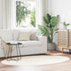 Vidaxl vloerkleden ovaal huarte crème 140 x 200 cm 100% polyester