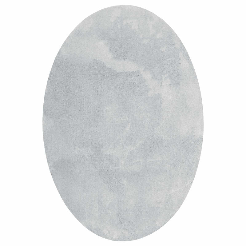 Afbeelding laden in galerijviewer, Vidaxl vloerkleden ovaal huarte grijs 120 x 170 cm 100% polyester
