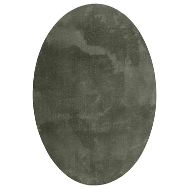 Vidaxl vloerkleden ovaal huarte bosgroen 170 x 120 cm 100% polyester