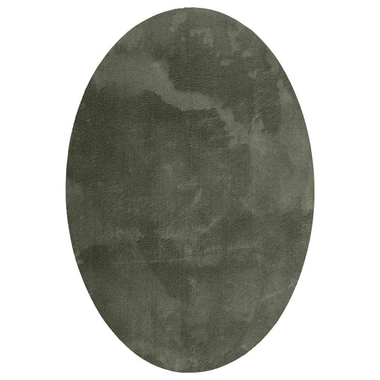 Vidaxl vloerkleden ovaal huarte bosgroen 170 x 120 cm 100% polyester