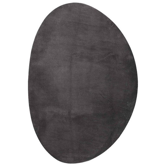 Vidaxl vloerkleden huarte antraciet 140 x 200 cm polyester