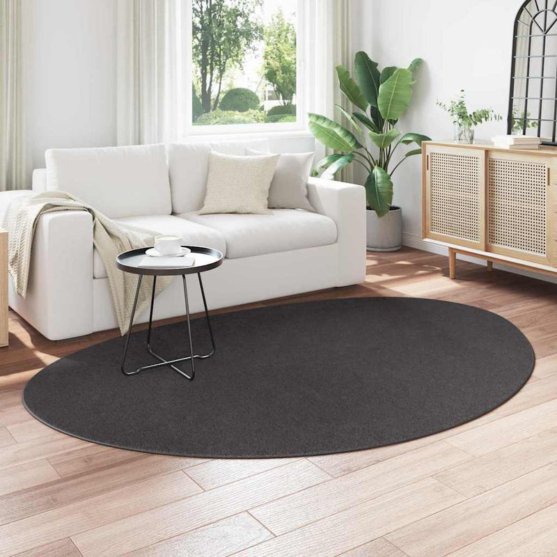 Afbeelding laden in galerijviewer, Vidaxl tapijt huarte antraciet 160 x 230 cm polyester
