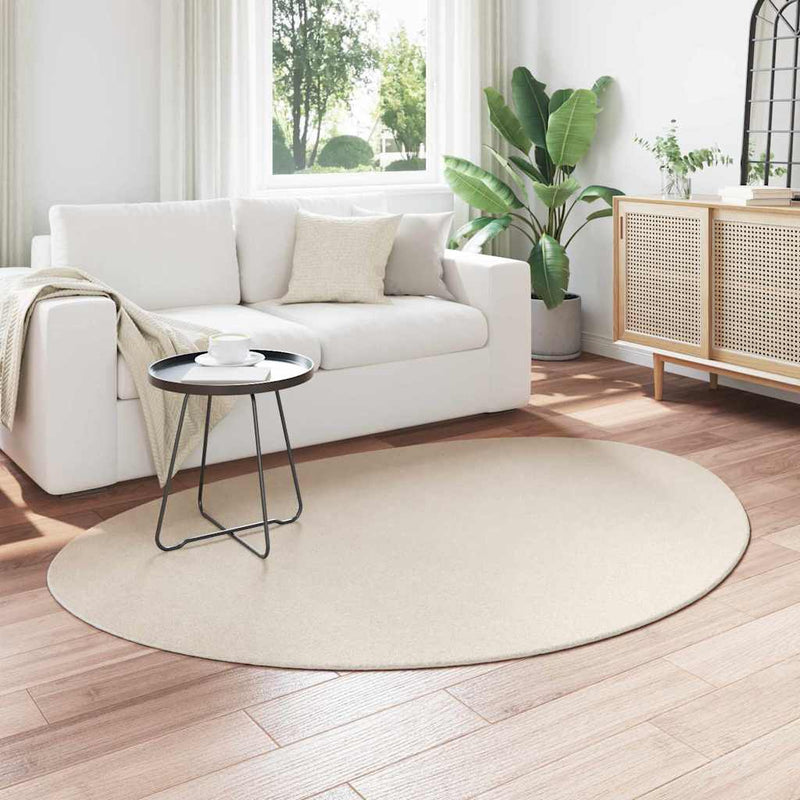Afbeelding laden in galerijviewer, Vidaxl tapijt huarte beige 140 x 200 cm polyester
