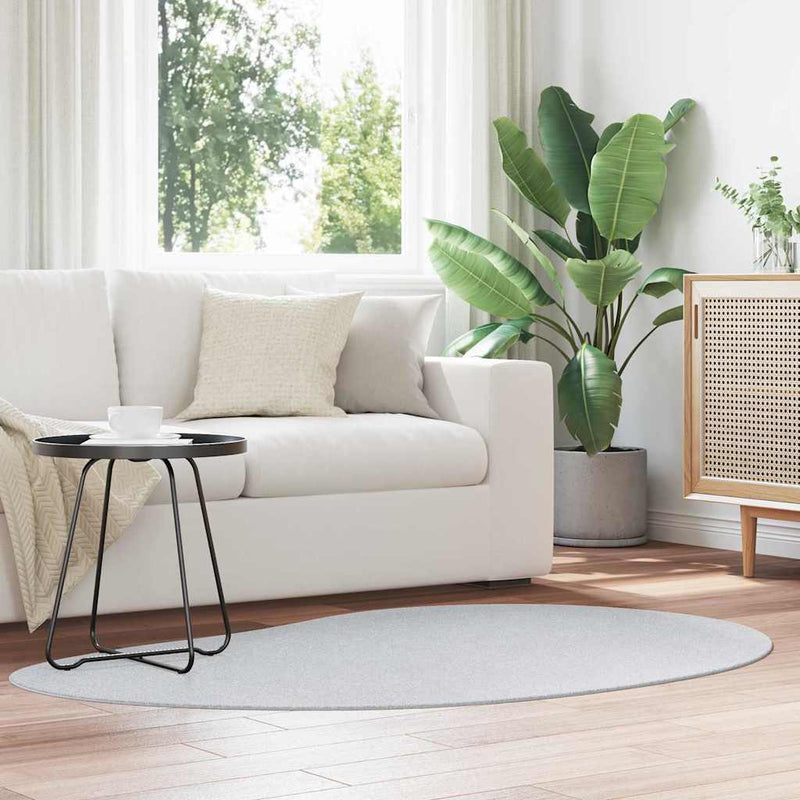 Afbeelding laden in galerijviewer, Vidaxl tapijt huarte grijs 120 x 170 cm polyester
