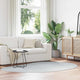 Vidaxl vloerkleden huarte grijs 160 x 230 cm polyester