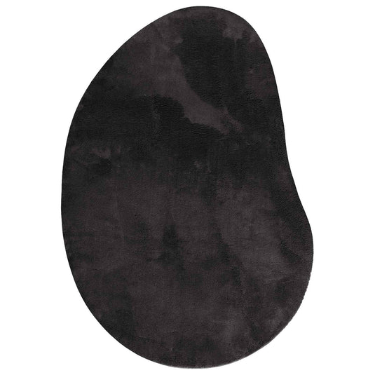 Vidaxl vloerkleden huarte zwart 140 x 200 cm polyester