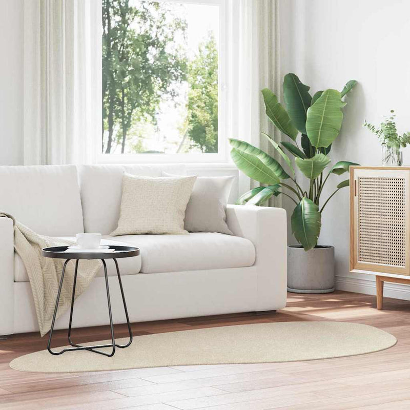 Afbeelding laden in galerijviewer, Vidaxl vloerkleden huarte beige 100 x 200 cm polyester
