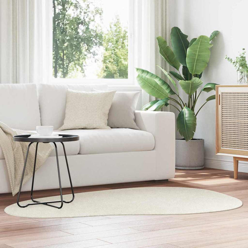 Afbeelding laden in galerijviewer, Vidaxl tapijt huarte crèmekleurig 120 x 170 cm polyester
