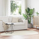 Vidaxl tapijt huarte crèmekleurig 140 x 200 cm polyester