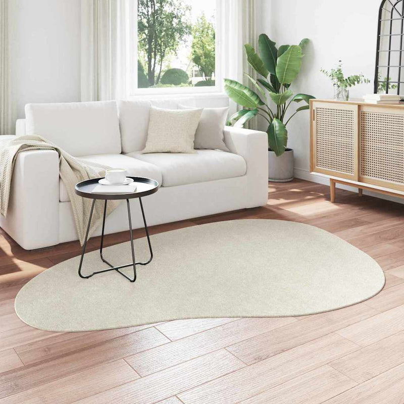 Afbeelding laden in galerijviewer, Vidaxl tapijt huarte crèmekleurig 140 x 200 cm polyester
