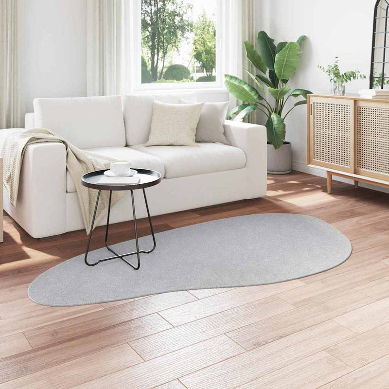 Afbeelding laden in galerijviewer, Vidaxl tapijt huarte grijs 100 x 200 cm polyester
