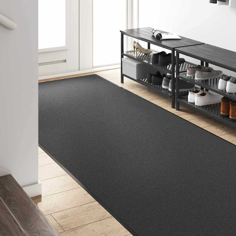 Afbeelding laden in galerijviewer, Vidaxl deurmat anders antraciet en zwart 120 x 250 cm polyamide en pvc
