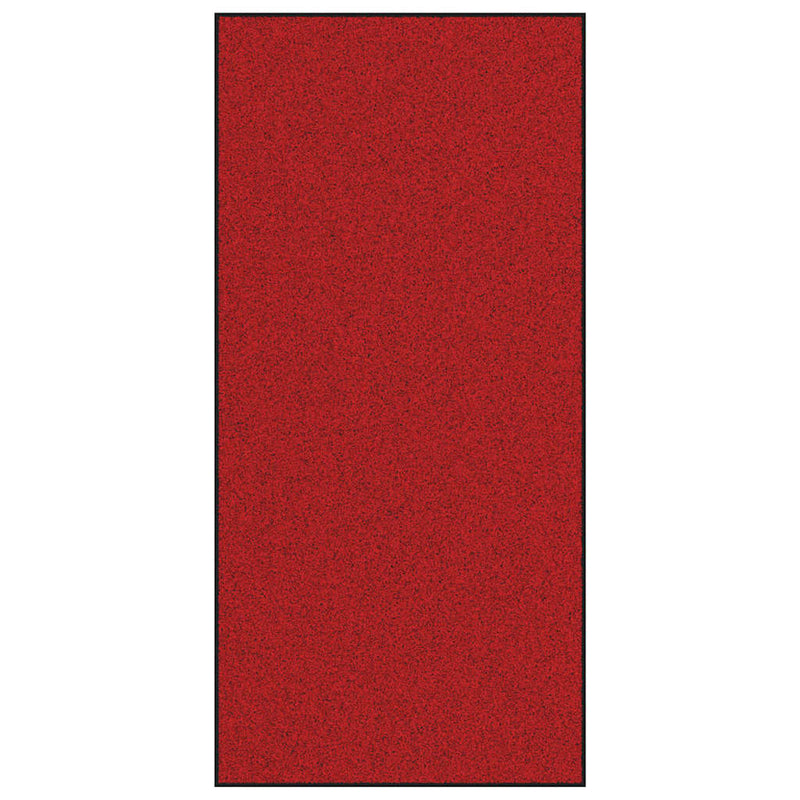 Afbeelding laden in galerijviewer, Vidaxl deurmat rood en zwart 120 x 250 cm 100% polyamide
