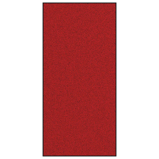 Vidaxl deurmat rood en zwart 120 x 250 cm 100% polyamide