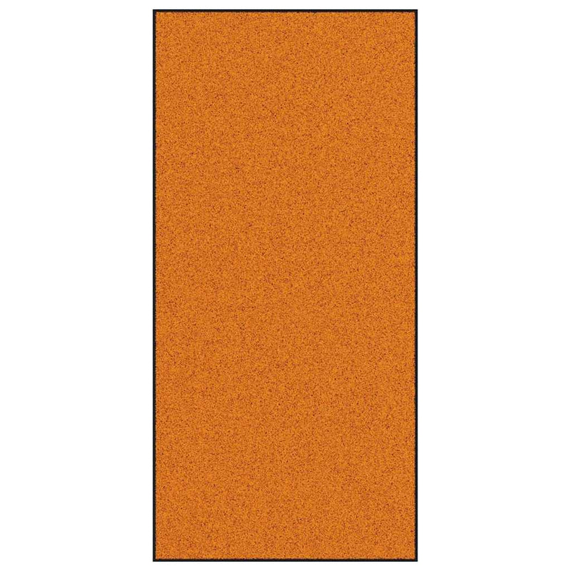 Afbeelding laden in galerijviewer, Vidaxl deurmat anders oranje en zwart 120 x 250 cm polyamide en pvc
