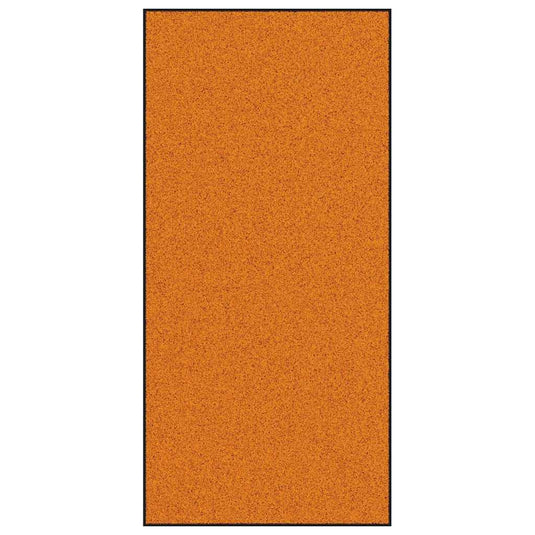 Vidaxl deurmat anders oranje en zwart 120 x 250 cm polyamide en pvc