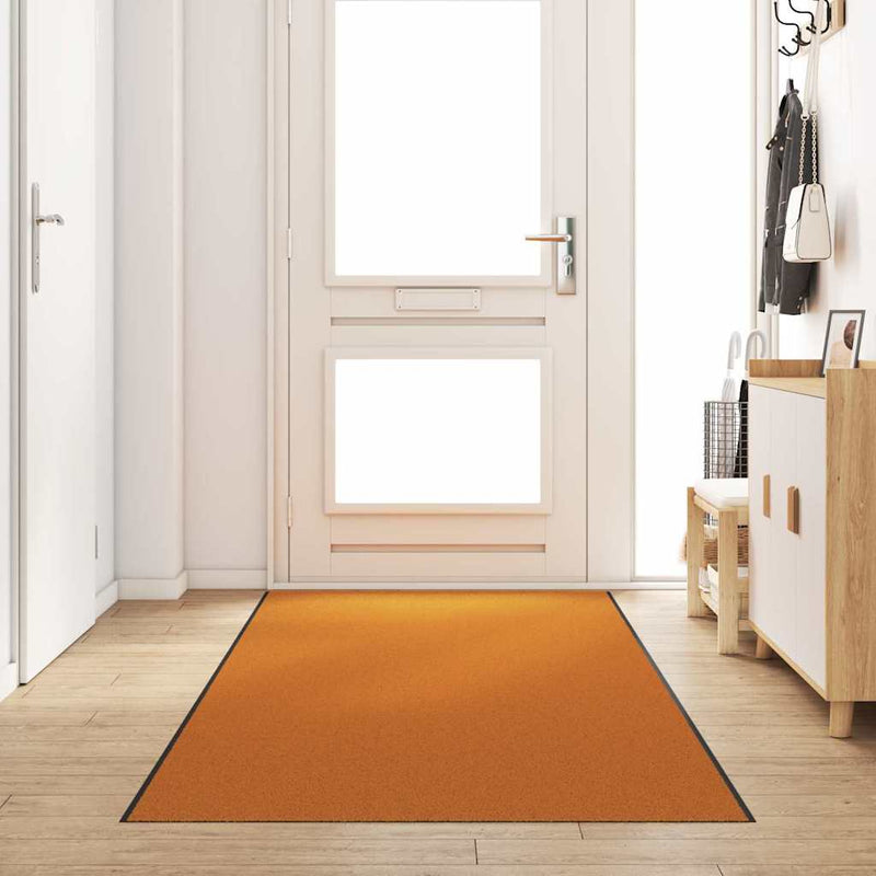Afbeelding laden in galerijviewer, Vidaxl deurmat anders oranje en zwart 120 x 400 cm polyamide en pvc
