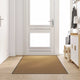 Vidaxl deurmat anders crème en zwart 120 x 250 cm polyamide en pvc