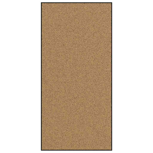 Vidaxl deurmat anders crème en zwart 120 x 250 cm polyamide en pvc