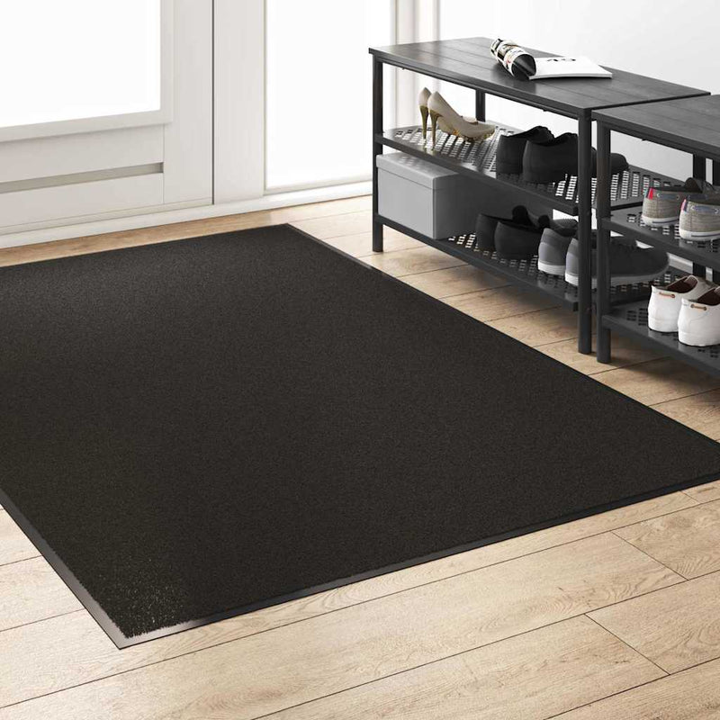 Afbeelding laden in galerijviewer, Vidaxl deurmat zwart 120 x 180 cm 100% polyamide
