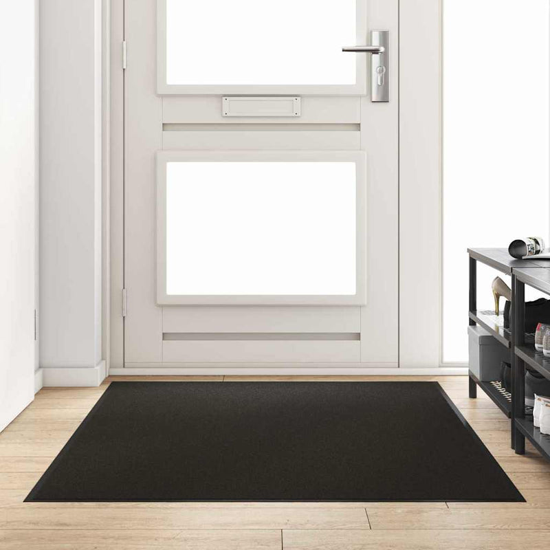 Afbeelding laden in galerijviewer, Vidaxl deurmat zwart 120 x 180 cm 100% polyamide
