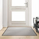 Vidaxl deurmat grijs en zwart 120 x 180 cm polypropyleen en vinyl