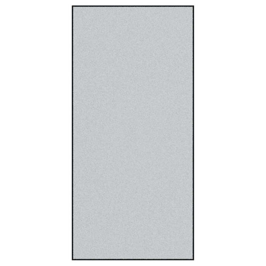 Vidaxl deurmat grijs en zwart 120 x 250 cm polypropyleen en vinyl
