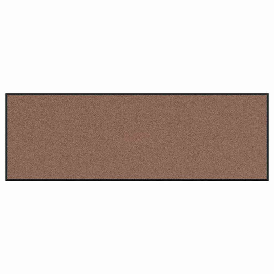 Vidaxl deurmat bruin en zwart 60 x 180 cm polypropyleen en vinyl